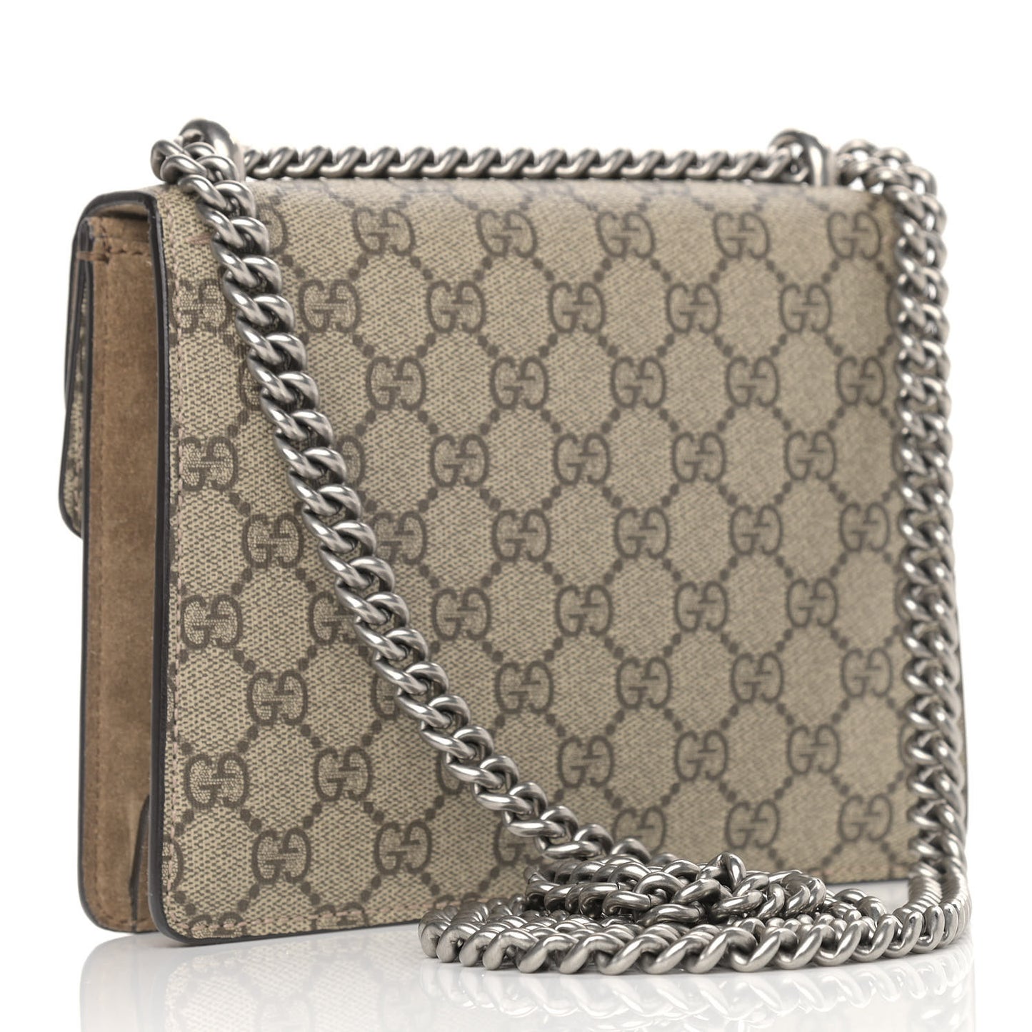 GG Supreme Monogram Mini Dionysus Shoulder Bag Taupe