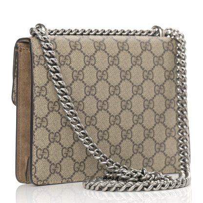 Gucci GG Supreme Monogram Mini Dionysus Shoulder Bag Taupe 3 of 12