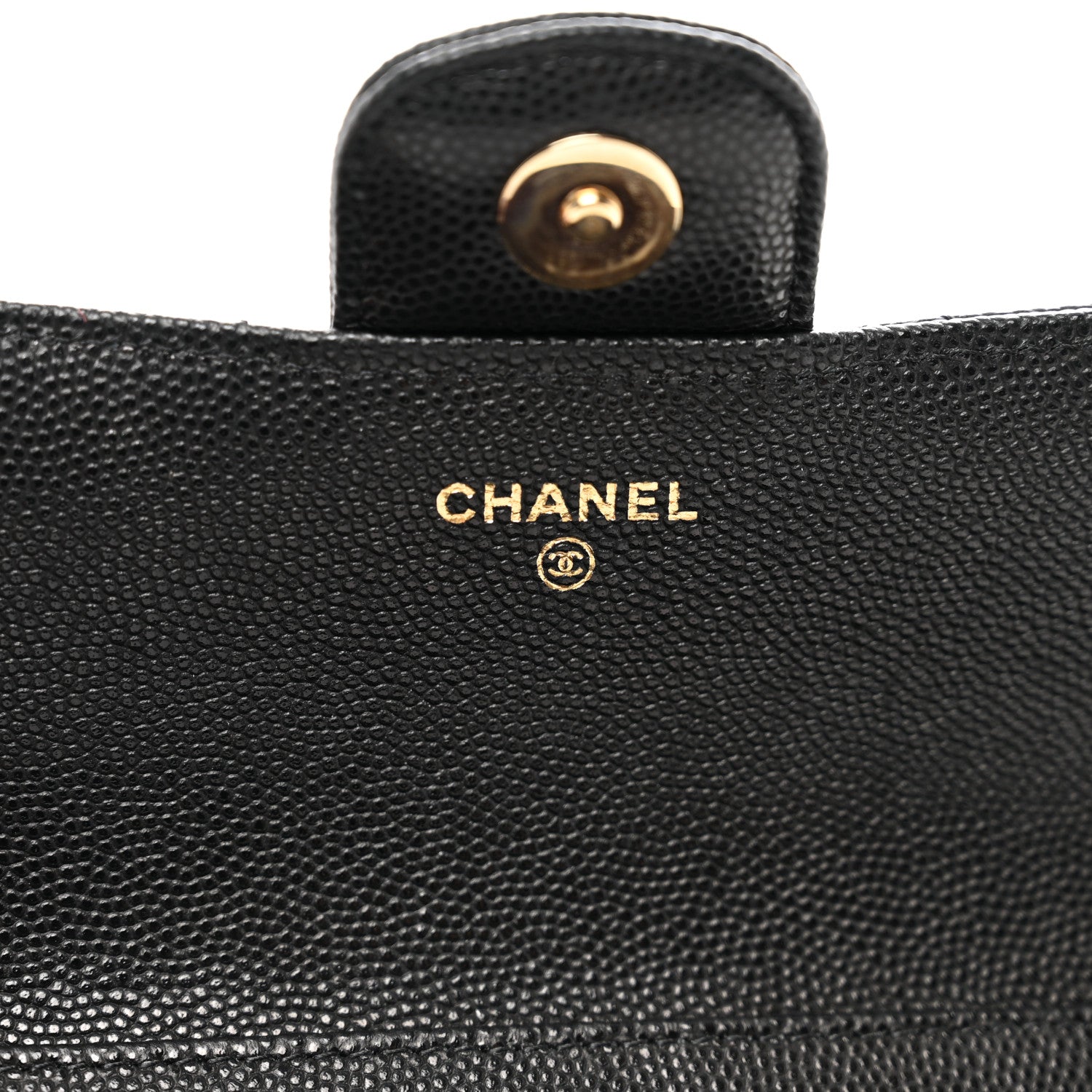 Chanel Caviar Quilted Glasses Case With Chain Black 7 of 9