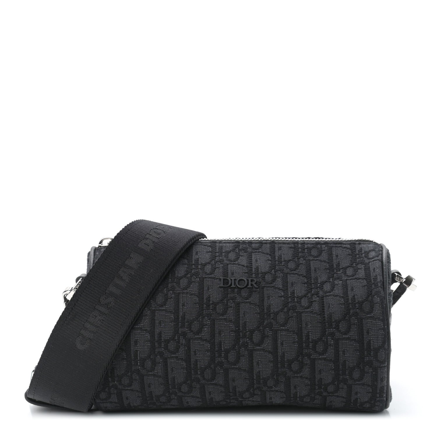 Christian Dior Oblique Roller Messenger Bag Black 1 of 10