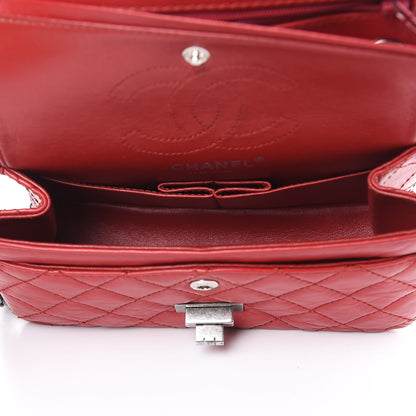 Chanel Aged Calfskin Quilted 2.55 Reissue 224 Flap Red 5 of 10