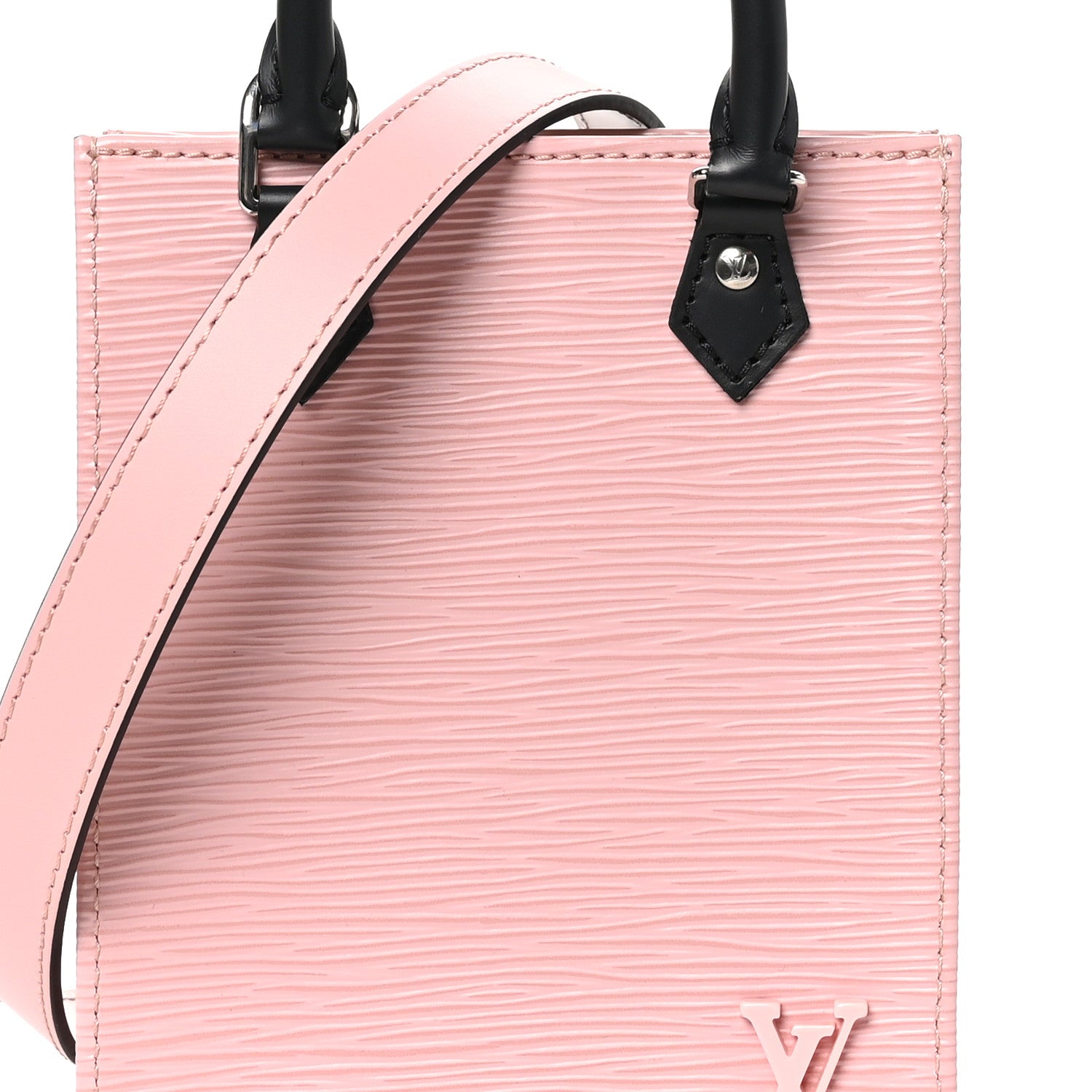 Louis Vuitton Epi Petit Sac Plat Rose Ballerine 7 of 9