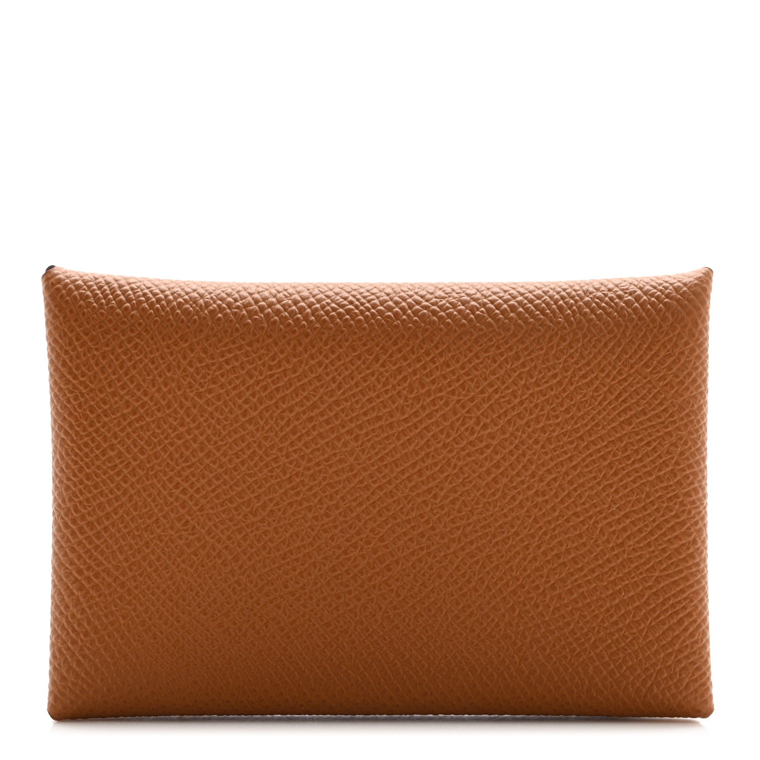 Hermes Epsom Calvi Card Case Gold 1 of 8