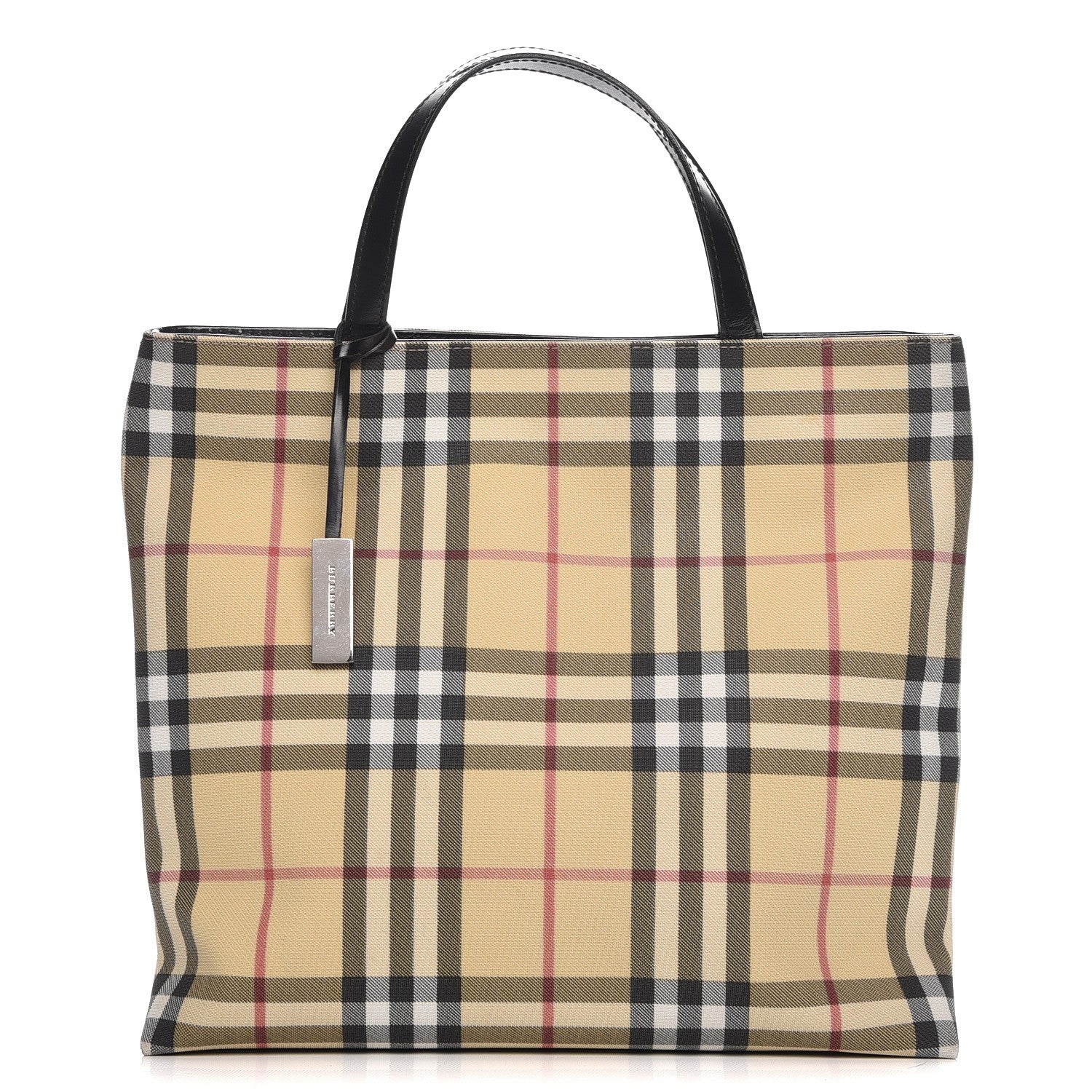 Burberry House Check Medium Tote Black 1 of 8