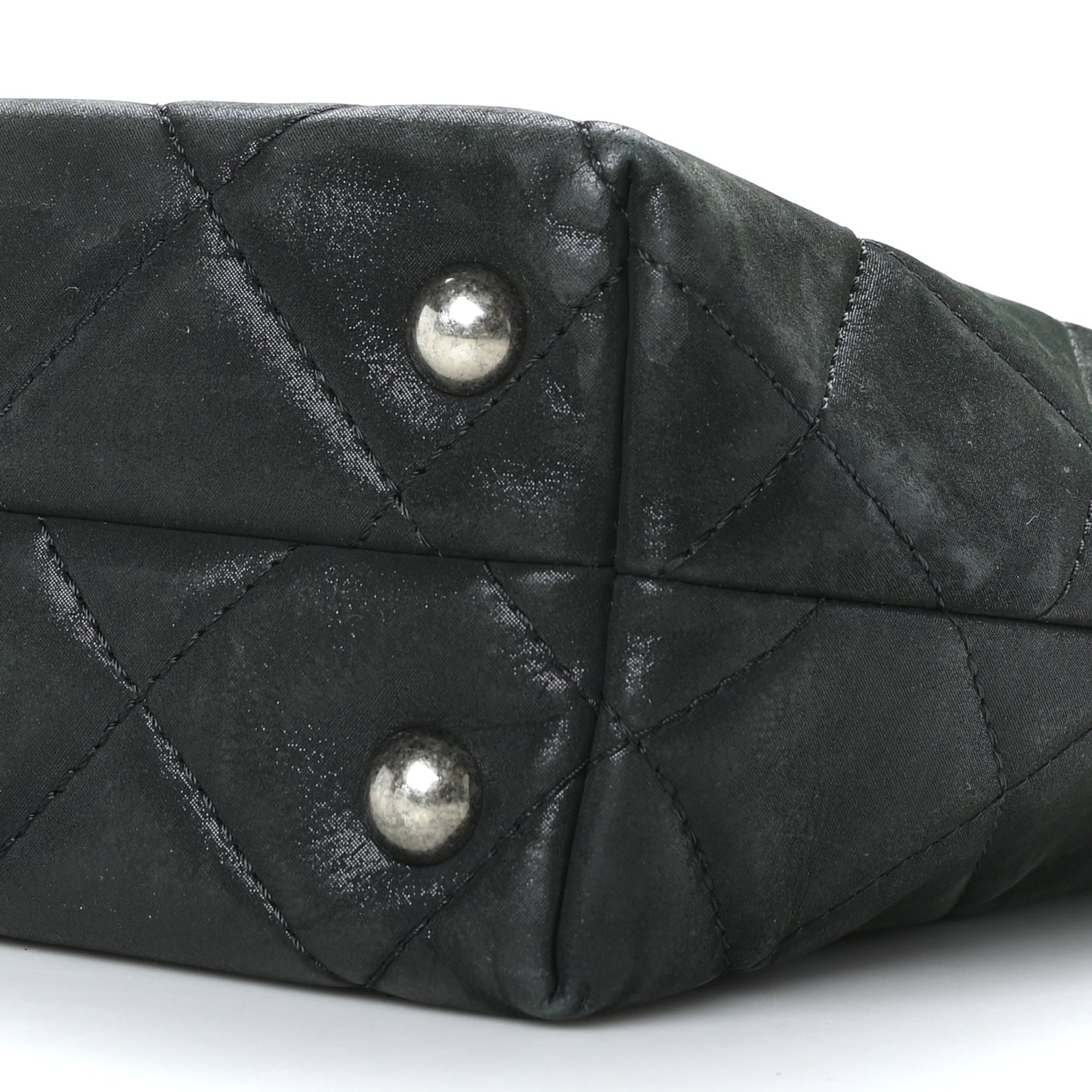 Iridescent Calfskin Quilted Reissue 2.55 Tote Black