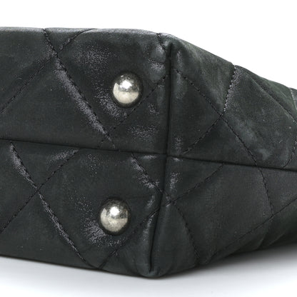 Chanel Iridescent Calfskin Quilted Reissue 2.55 Tote Black 8 of 9