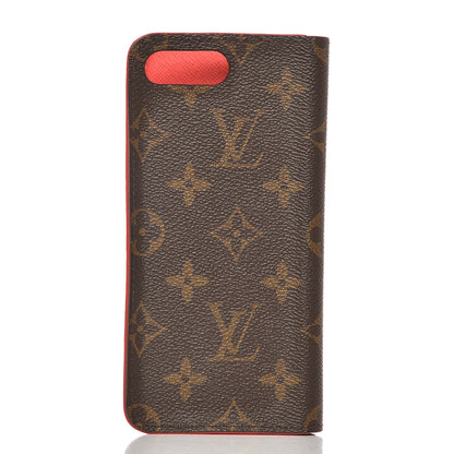 Louis Vuitton Monogram iPhone 7 Plus Folio Case Red 3 of 11