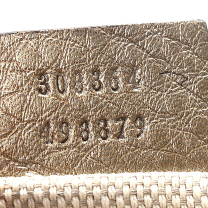 Gucci Metallic Pebbled Calfskin Small Soho Disco Bag Golden Beige 7 of 11