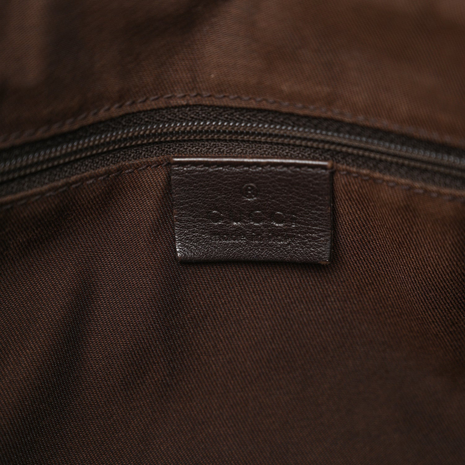 Gucci Monogram Medium Sukey Hobo Dark Brown 6 of 14