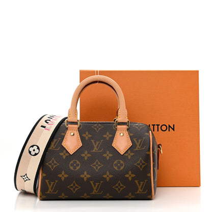 Louis Vuitton Monogram Speedy Bandouliere 20 Black 9 of 9