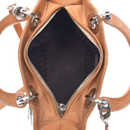 Christian Dior Calfskin Cannage Medium Lady Dior Camel 6 of 24