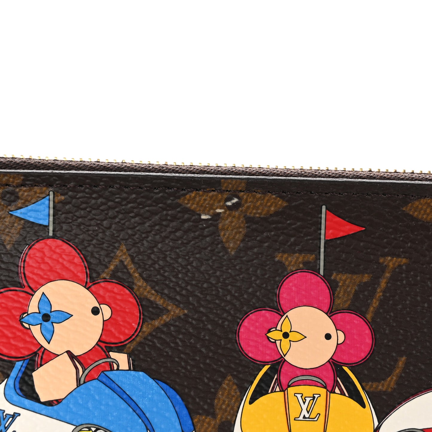 Monogram 2020 Christmas Animation Elizabeth Pencil Pouch Coquelicot