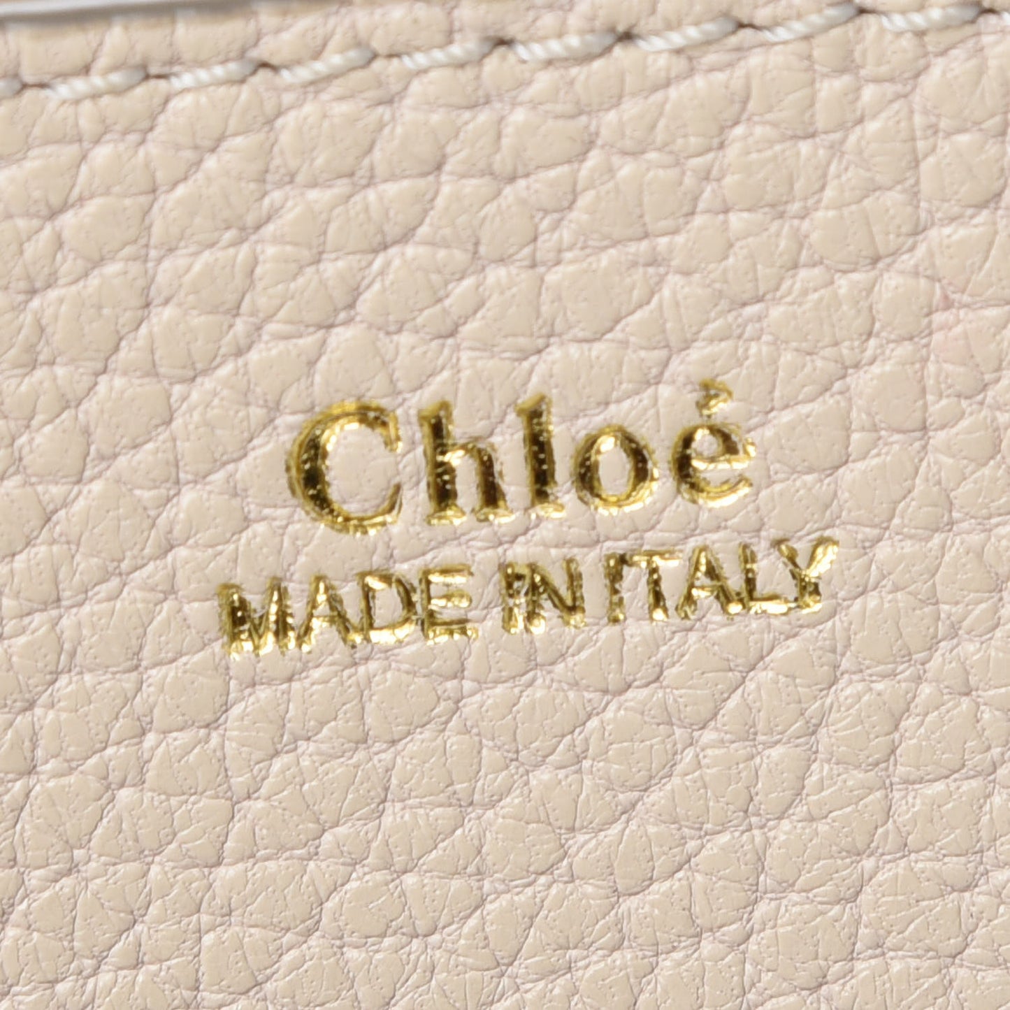 Grained Lambskin Mini Drew Shoulder Bag Abstract White