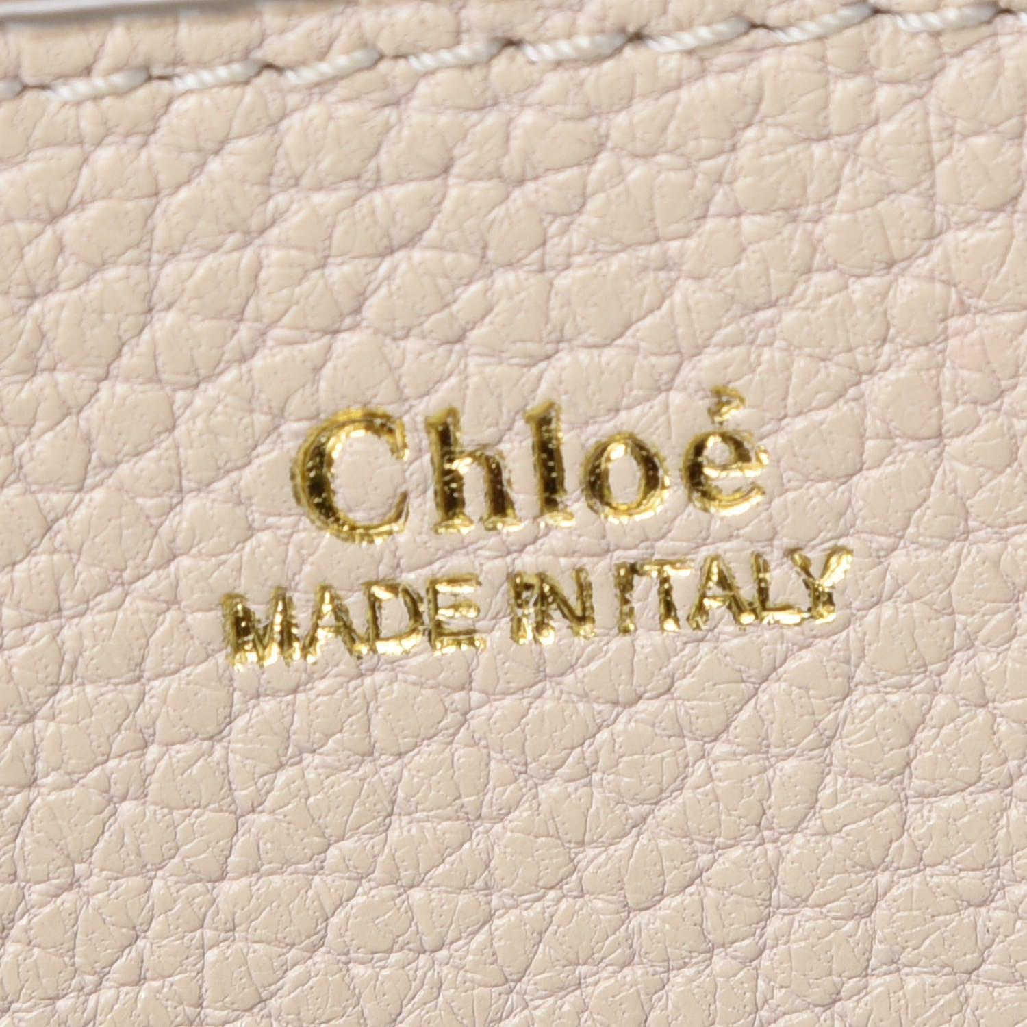 Chloe Grained Lambskin Mini Drew Shoulder Bag Abstract White 8 of 9
