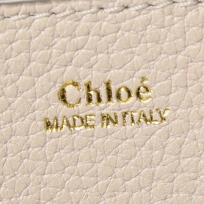 Chloe Grained Lambskin Mini Drew Shoulder Bag Abstract White 8 of 9
