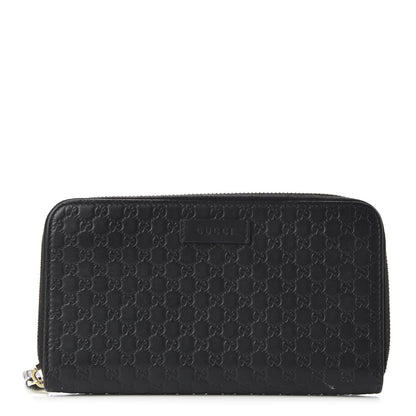 Gucci Microguccissima Zip Around Wallet Black 1 of 11
