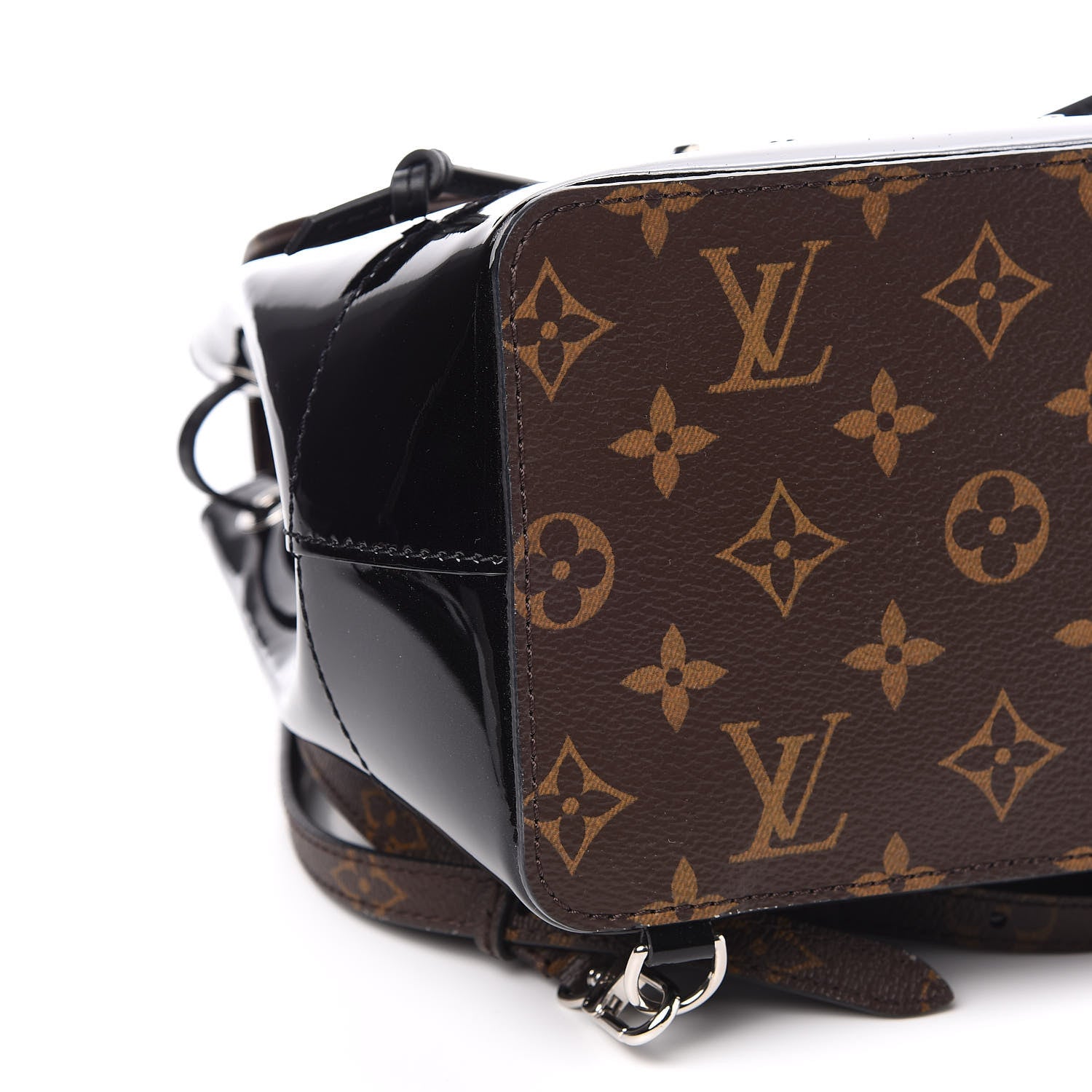 Louis Vuitton Patent Monogram Hot Springs Backpack Black 6 of 8