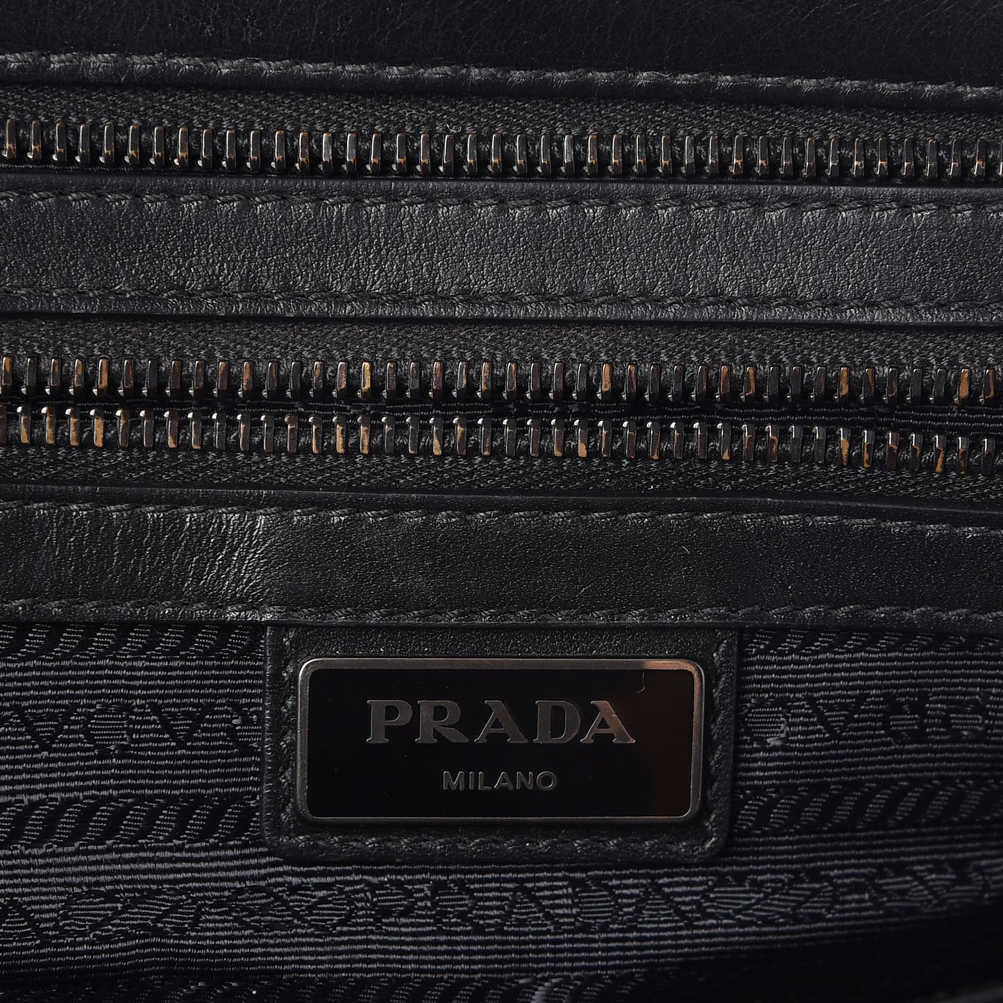 Nappa Briefcase Black