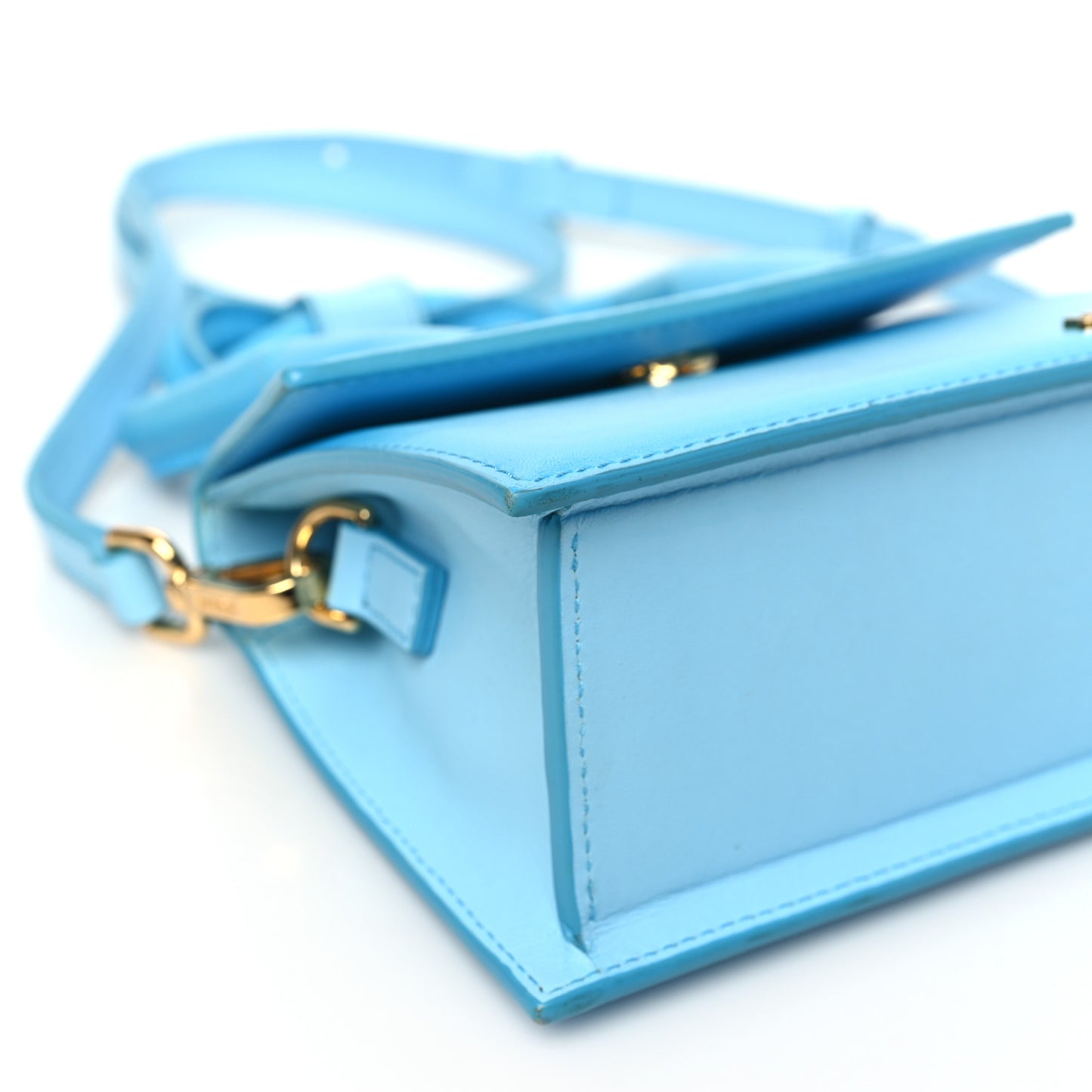 Smooth Calfskin Le Chiquito Noeud Blue