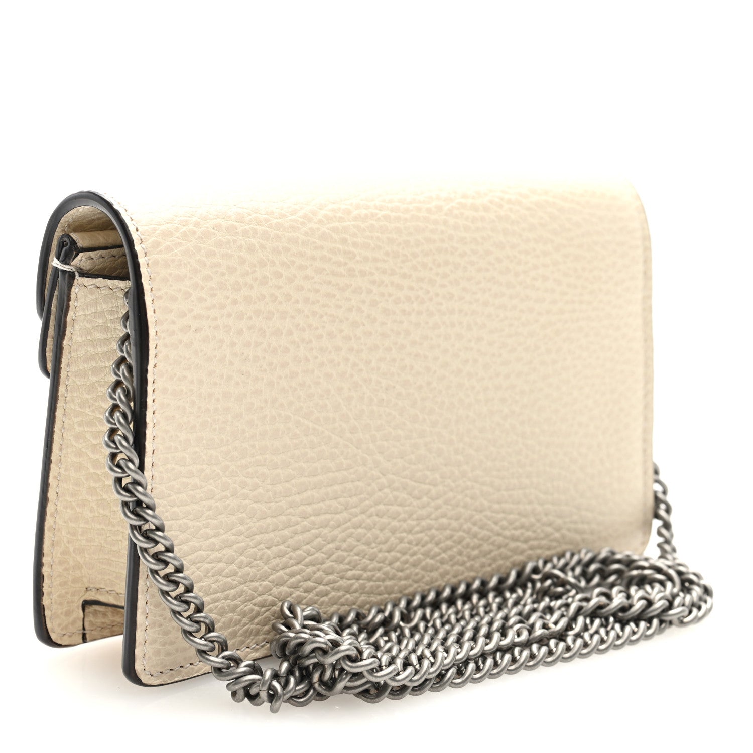 Gucci Dollar Calfskin Crystal Super Mini Dionysus Shoulder Bag Mystic White Black Diamond 3 of 10