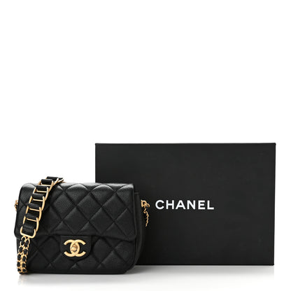 Chanel Caviar Quilted Mini Chain Soul Flap Black 11 of 11