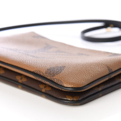 Louis Vuitton Reverse Monogram Giant Double Zip Pochette 6 of 10