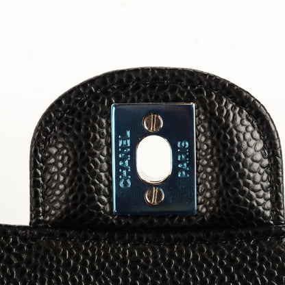 Chanel Caviar Quilted Medium Double Flap Black 5 of 8
