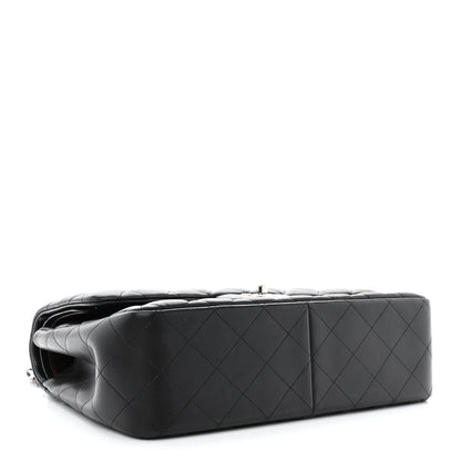 Chanel Lambskin Quilted Jumbo Double Flap Black 4 of 11