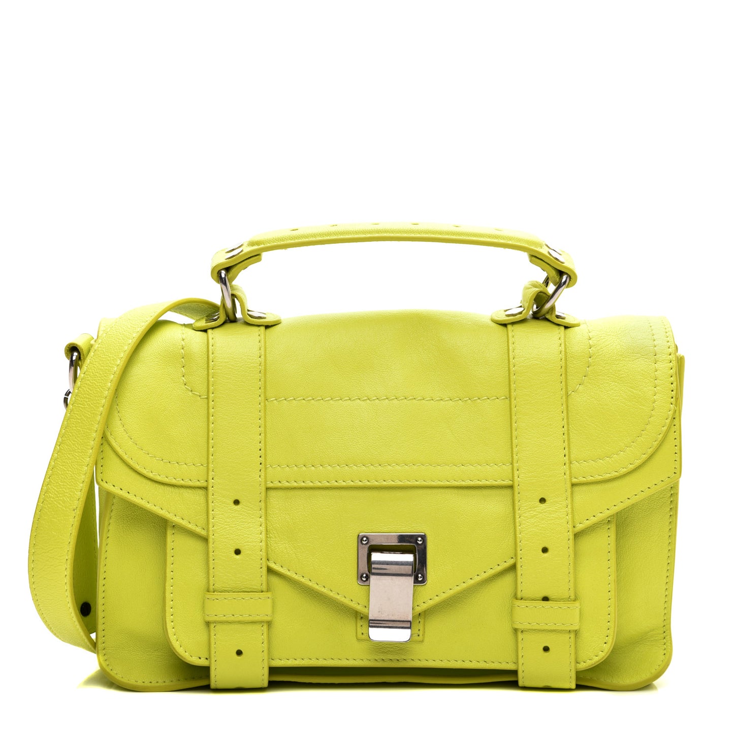 Lambskin Tiny PS1 Satchel Sulfur