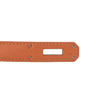 Hermes Veau Swift Mini Sac Berline Orange 8 of 10