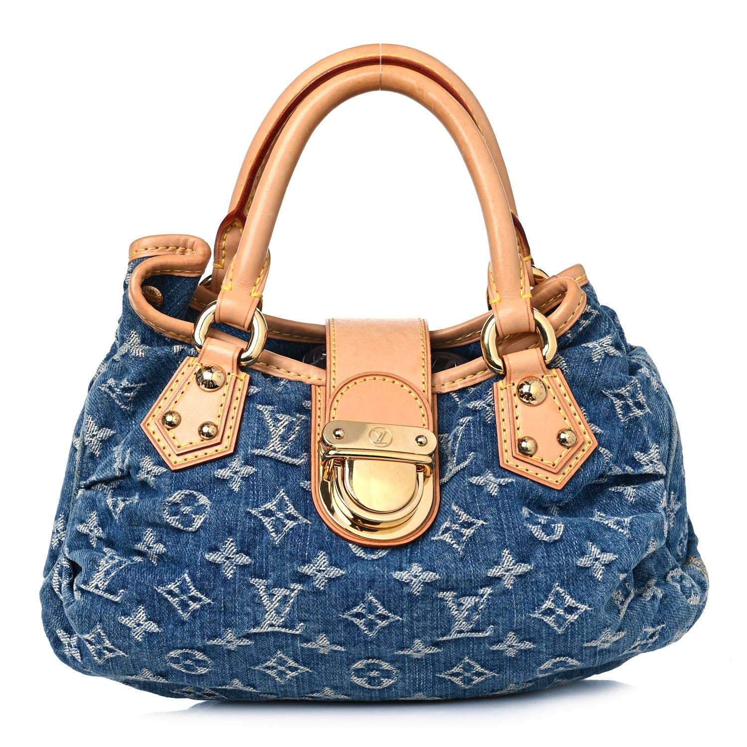 Louis Vuitton Monogram Denim Pleaty Blue 1 of 7
