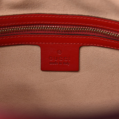 Gucci Guccissima Linea A Foldover Tote Red 6 of 11