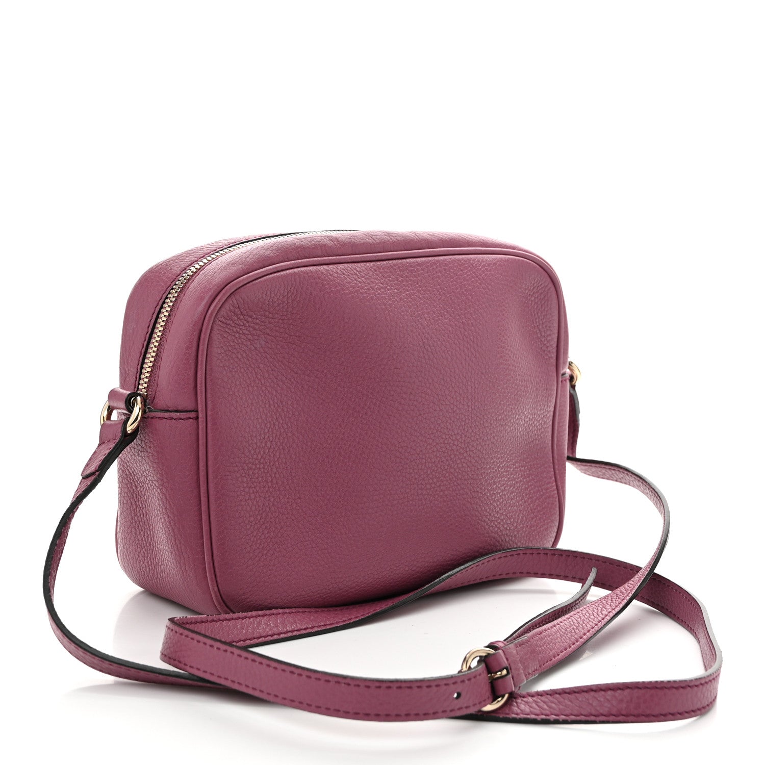 Gucci Pebbled Calfskin Small Soho Disco Bag Peonia Flower 3 of 10