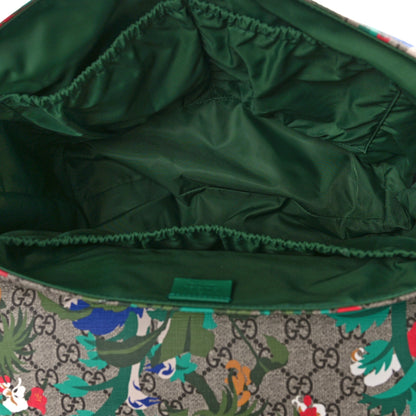 Gucci GG Supreme Monogram Jungle Diaper Bag Green 5 of 9