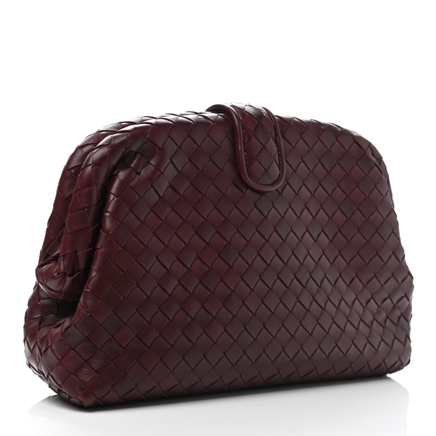 Bottega Veneta Nappa Intrecciato The Lauren 1980 Clutch Gigolo Red 3 of 6
