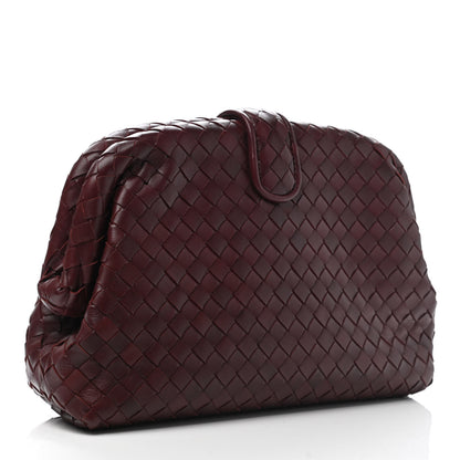 Bottega Veneta Nappa Intrecciato The Lauren 1980 Clutch Gigolo Red 3 of 6