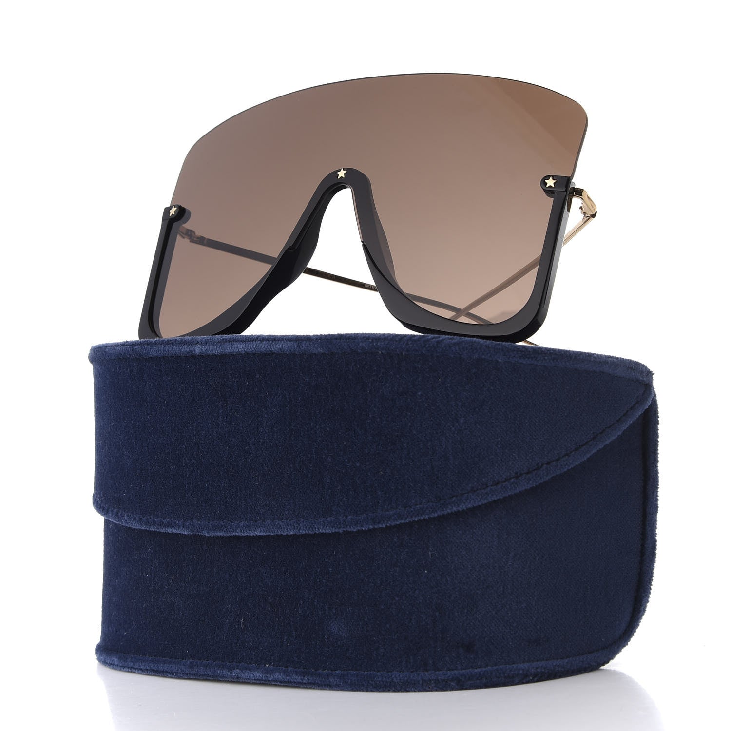 Gucci Oversized Aviator Sunglasses GG0540S Black 7 of 7