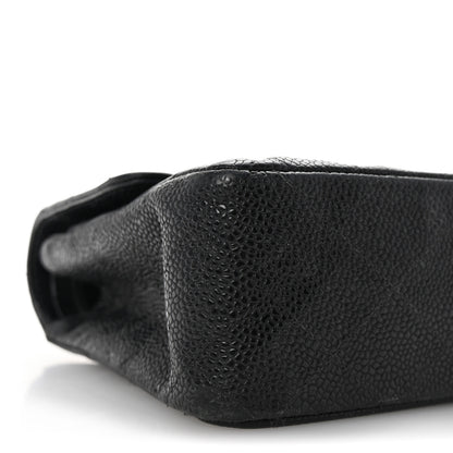 Chanel Caviar Quilted Medium Double Flap Black 10 of 12