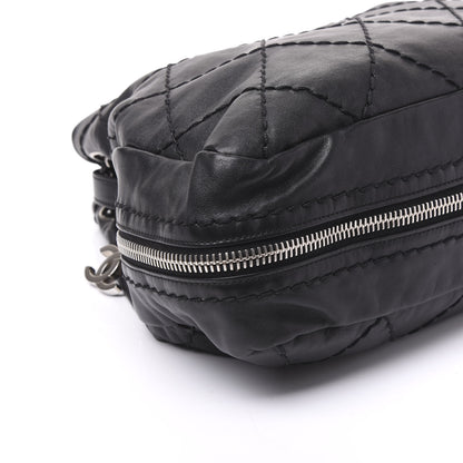 Chanel Calfskin Stitched Expandable Tote Black 5 of 8