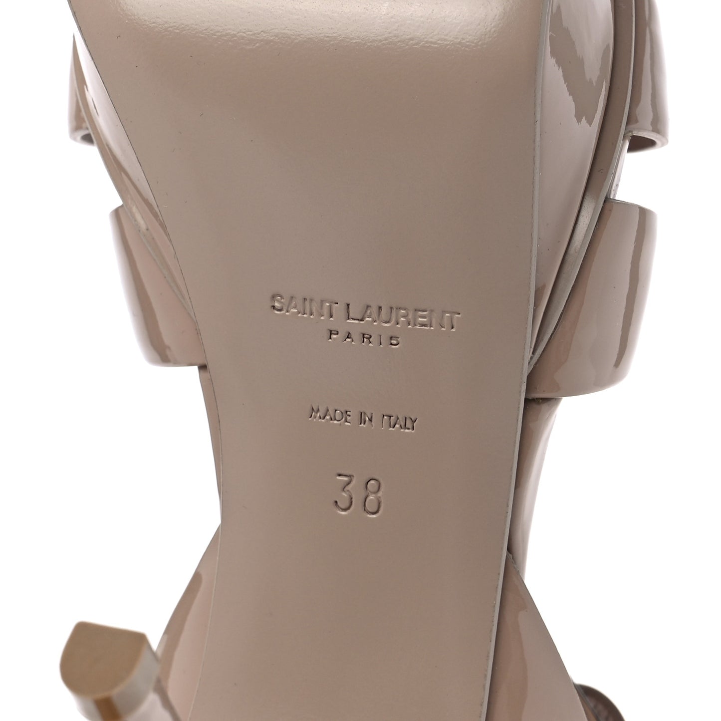 Patent Tribute 75 Platform Sandals 38 Nude
