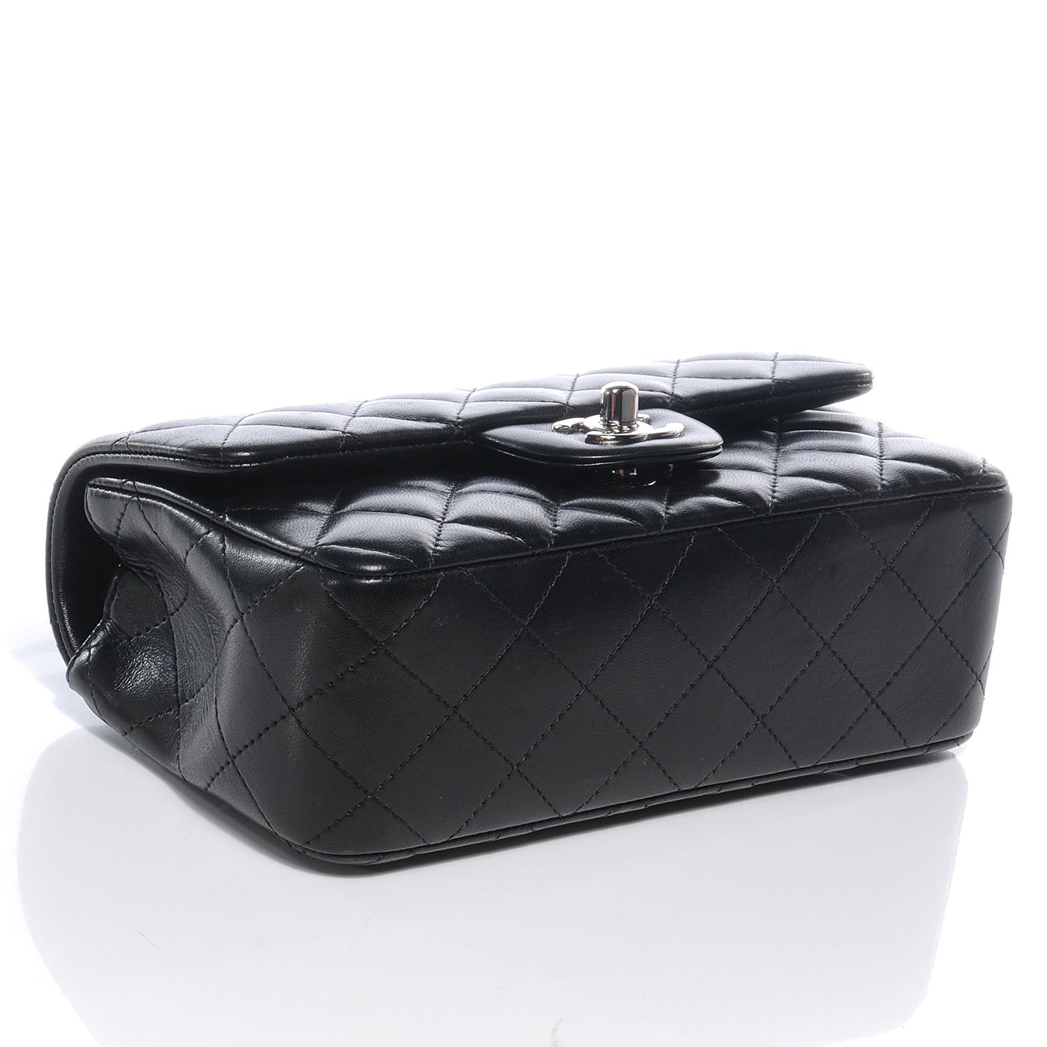 Chanel Lambskin Quilted Mini Flap Black 4 of 9