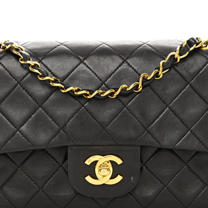 Chanel Lambskin Quilted Small Double Flap Black 5 of 10