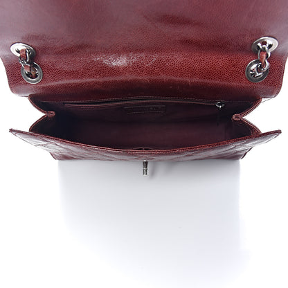 Chanel Crumpled Grained Calfskin Medium CC Crave Flap Bordeaux 5 of 19
