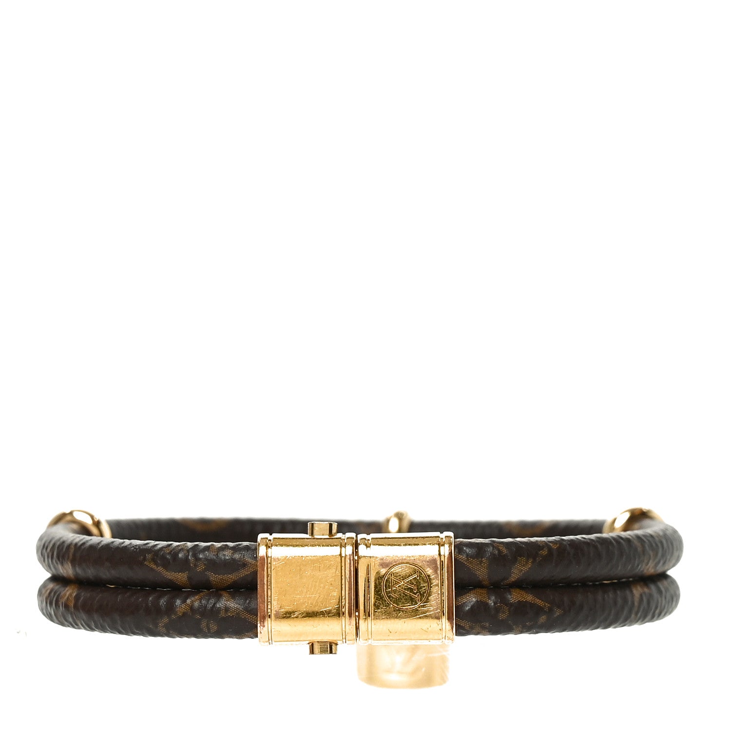 Louis Vuitton Monogram Keep it Twice Bracelet 19 3 of 5