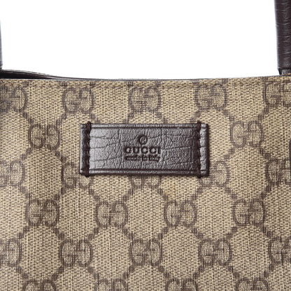 Gucci GG Plus Monogram Small Vertical Tote Dark Brown 8 of 16