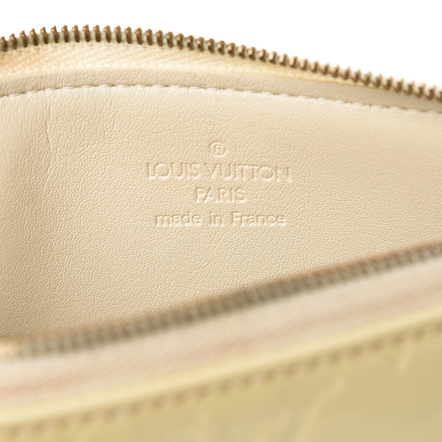 Louis Vuitton Vernis Lexington Pochette Beige 6 of 12