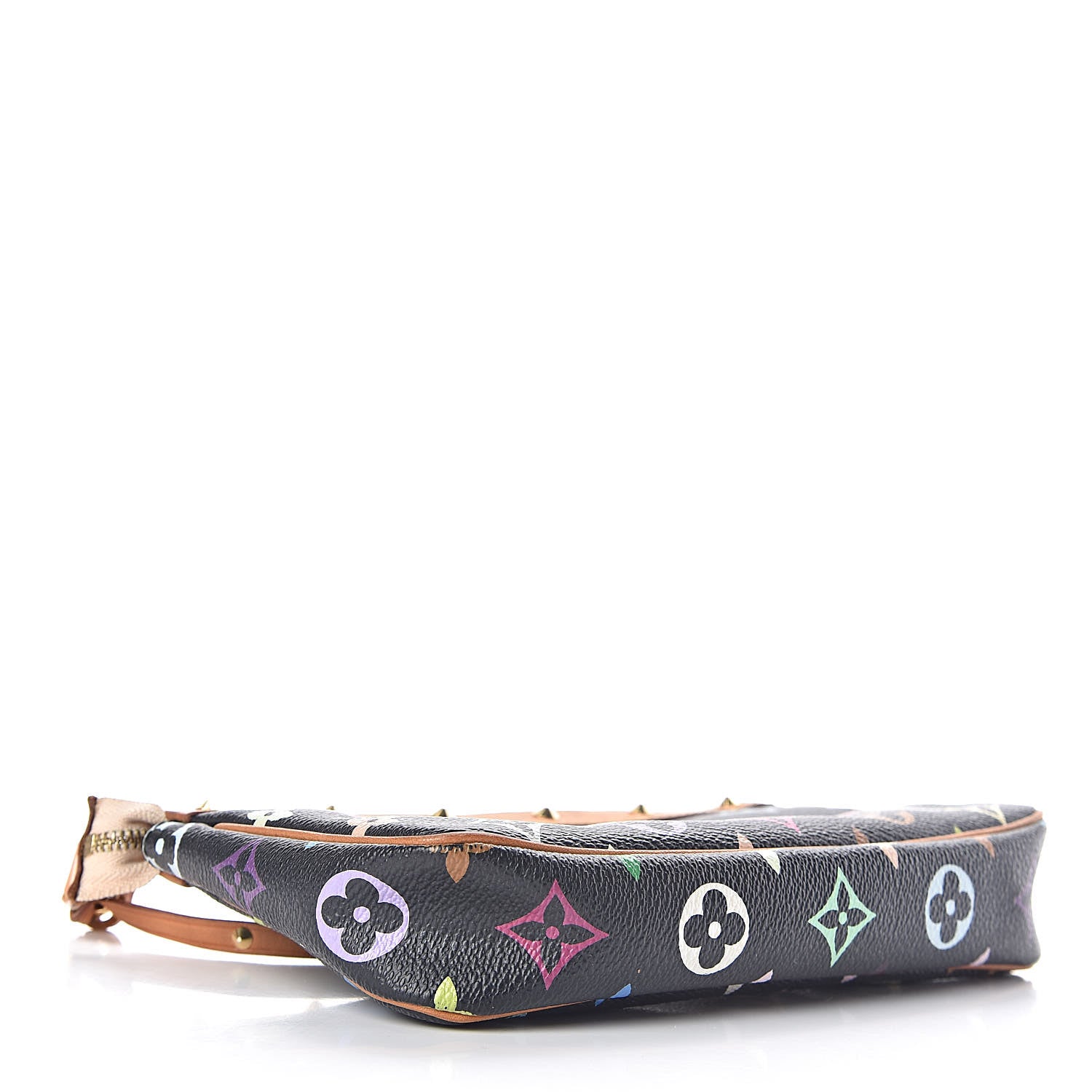 Louis Vuitton Monogram Multicolor Pochette Accessories Black 4 of 13
