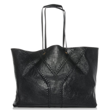 Saint Laurent Leather Neo Double Reversible Tote Black Bronze 1 of 7