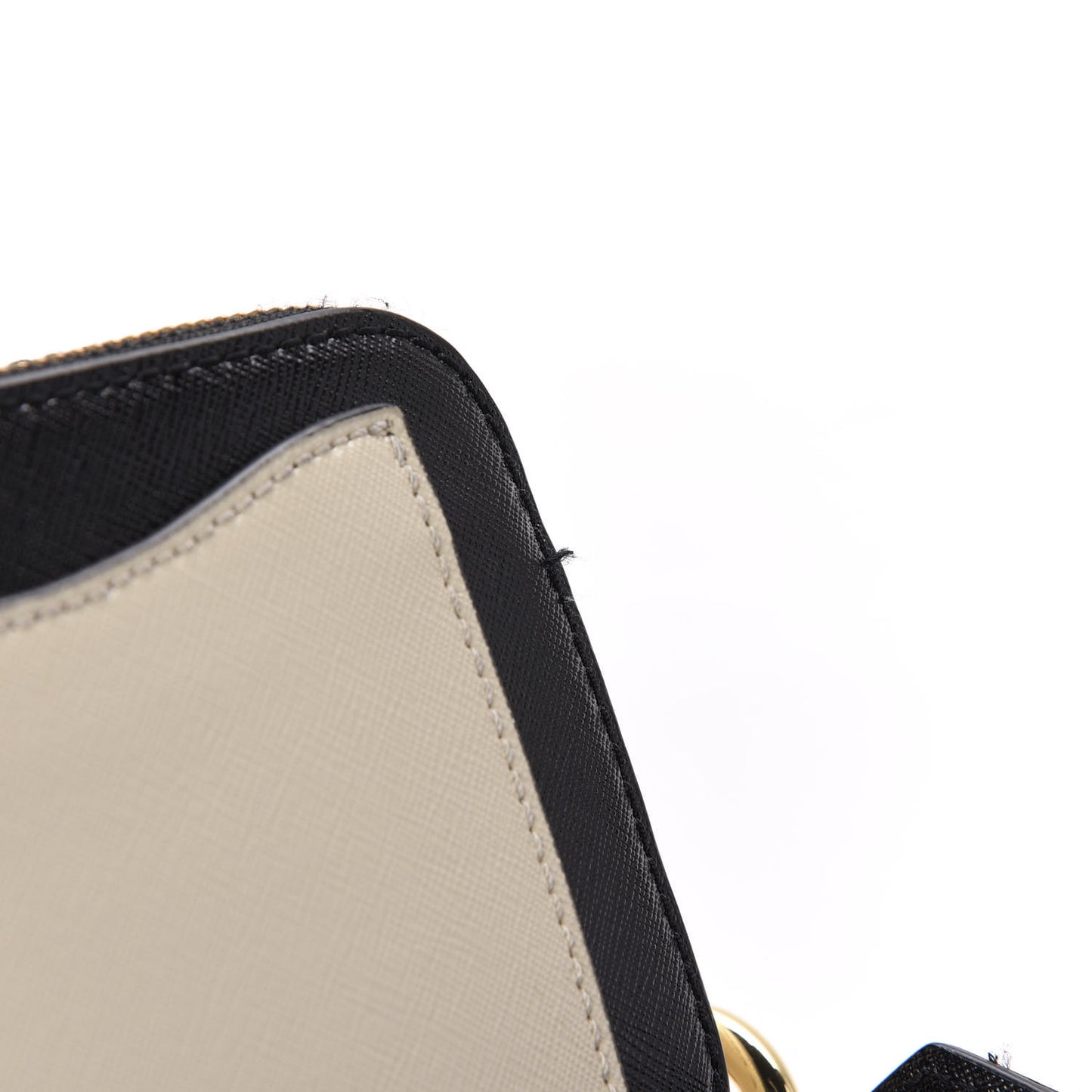 Saffiano Small Snapshot Camera Bag Cloud White Multicolor