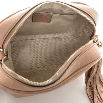 Gucci Pebbled Calfskin Small Soho Disco Bag Camelia 5 of 7